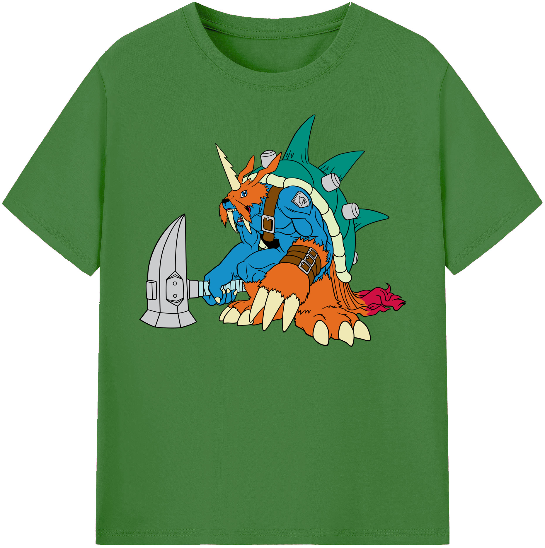（画像用） Digimon デジタルモンスター/デジモン レディースカジュアルプリントTシャツ（綿100％）